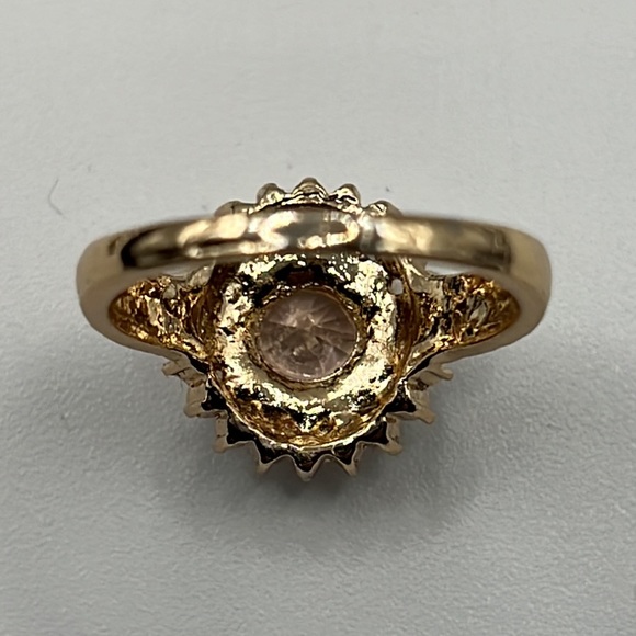 SPARKLE BUNDLE! 2 PAIRS OF EARRINGS AND ONE RING, SIZE 8 - Picture 8 of 9